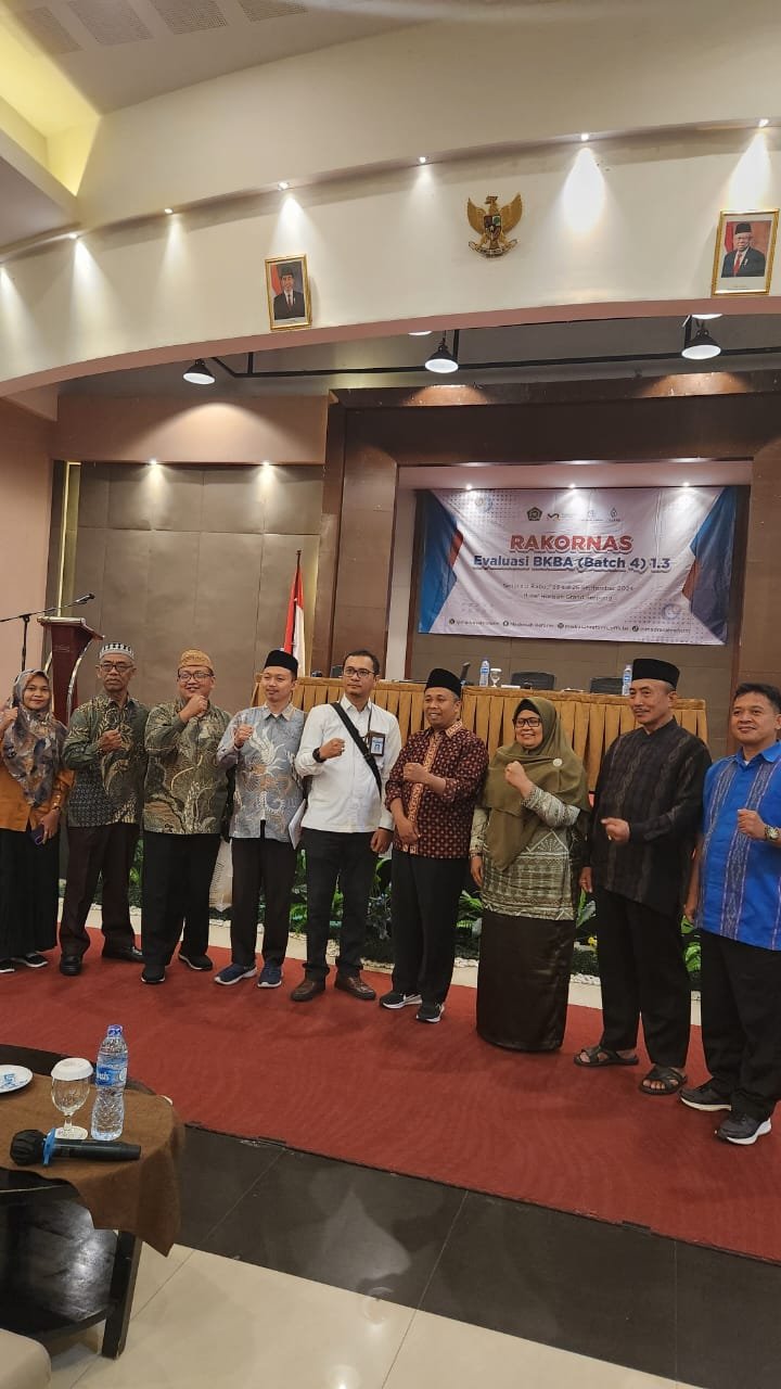 Kepala Madrasah MIN 2 Tebing Tinggi mengikuti kegiatan RAKORNAS BKBA Bach  4 2024 di Tanggerang Banten