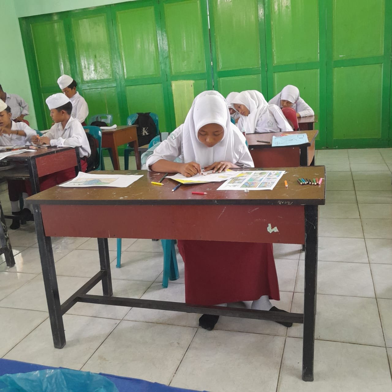 PELAKSANAAN UJIAN ASSESMEN PRAKTEK UMUM KELAS VI TP.2023/2024
